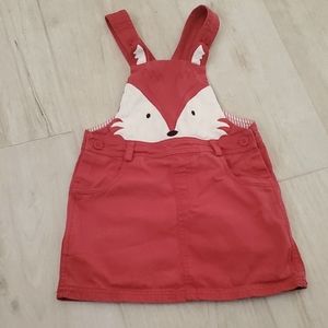 Fox overalls/ dress